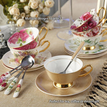 Load image into Gallery viewer, Luxury Ceramic Coffee Cup Saucer Spoon - Caiim Inc.