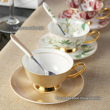 Load image into Gallery viewer, Luxury Ceramic Coffee Cup Saucer Spoon - Caiim Inc.