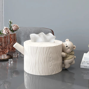 Bear Tissue Box Decoration for Coffee Table - Caiim Inc.