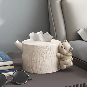 Bear Tissue Box Decoration for Coffee Table - Caiim Inc.