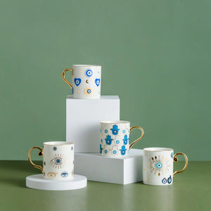 Turkish Ceramic Coffee Mug Cup - Caiim Inc.